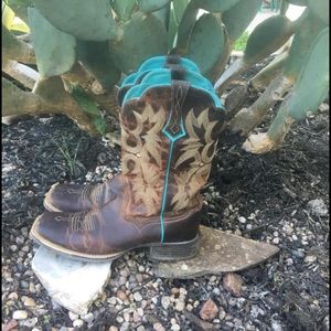 Ariat Square Toed Western Boots